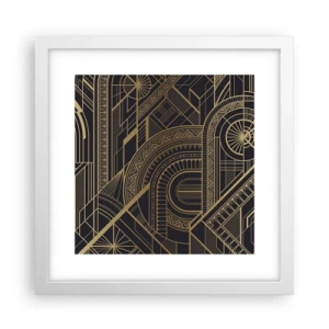 Poster în ramă albă - Concepte, idei, planuri - 30x30 cm