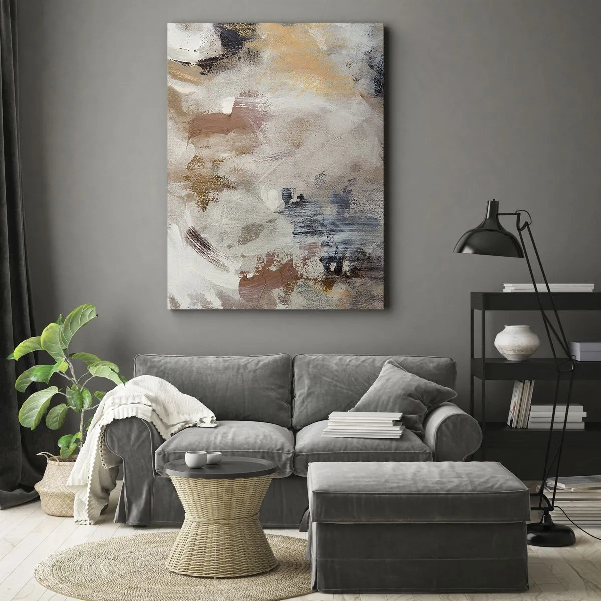Tablou pe pânză - Abstracție cețoasă - 50x70 cm
