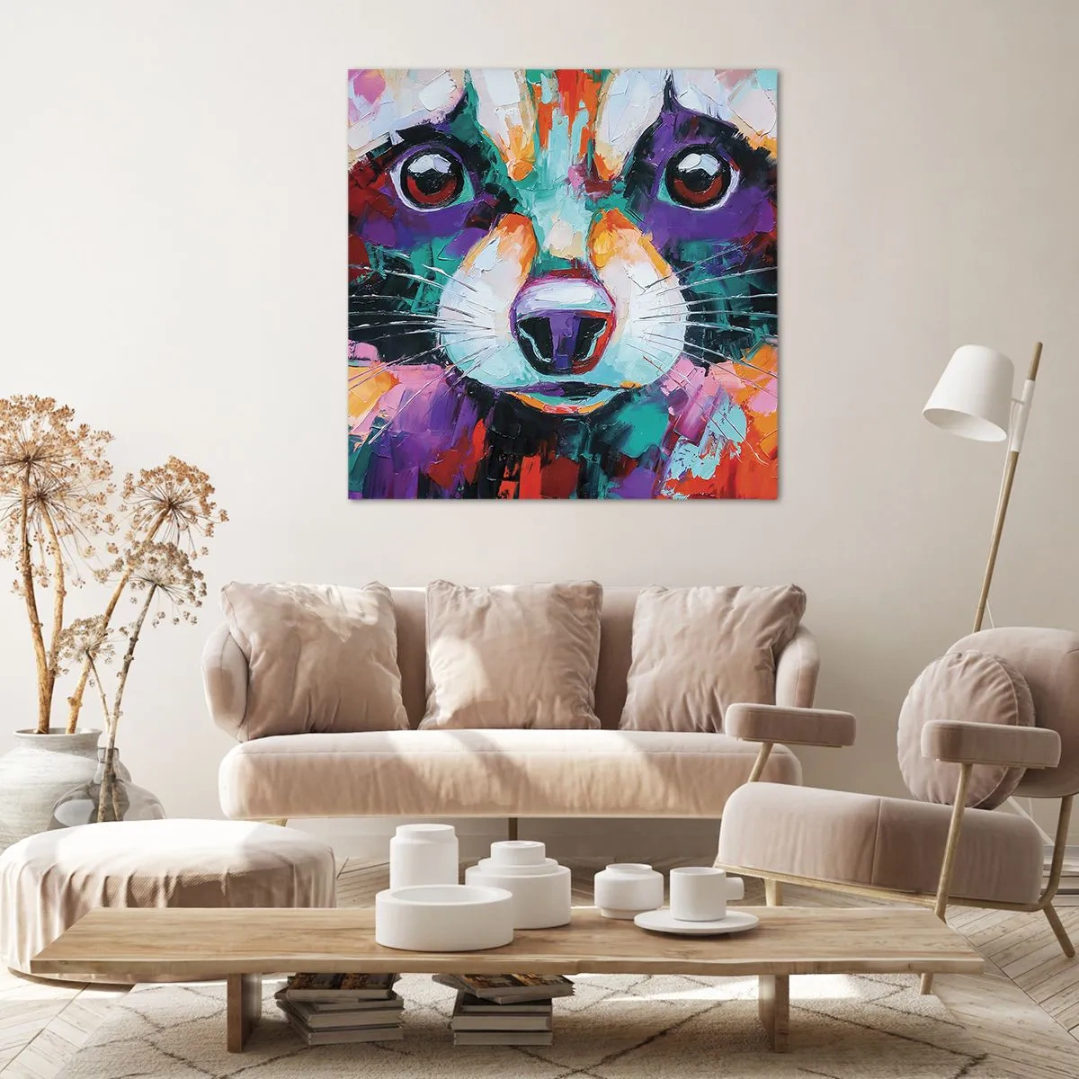 Tablou pe pânză - Doar emoții bune - 30x30 cm