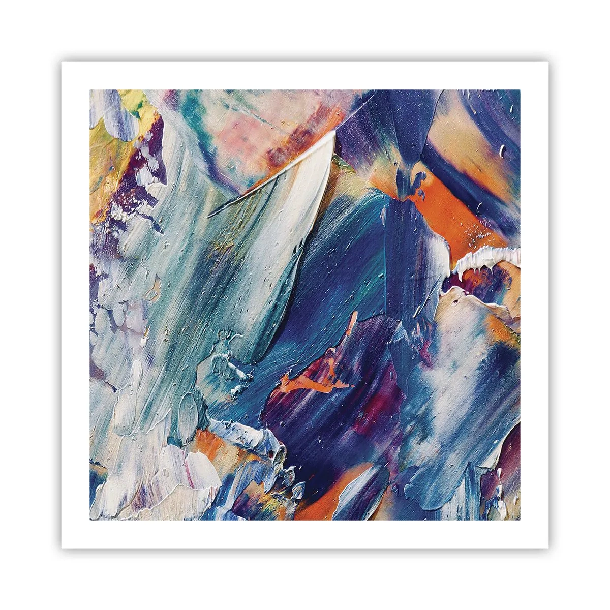 Poster - Confuzie de culori - 60x60 cm