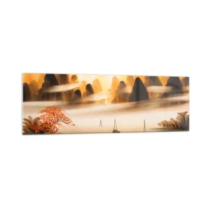 Tablou pe sticlă - Mai departe decât Orientul Îndepărtat - 160x50 cm