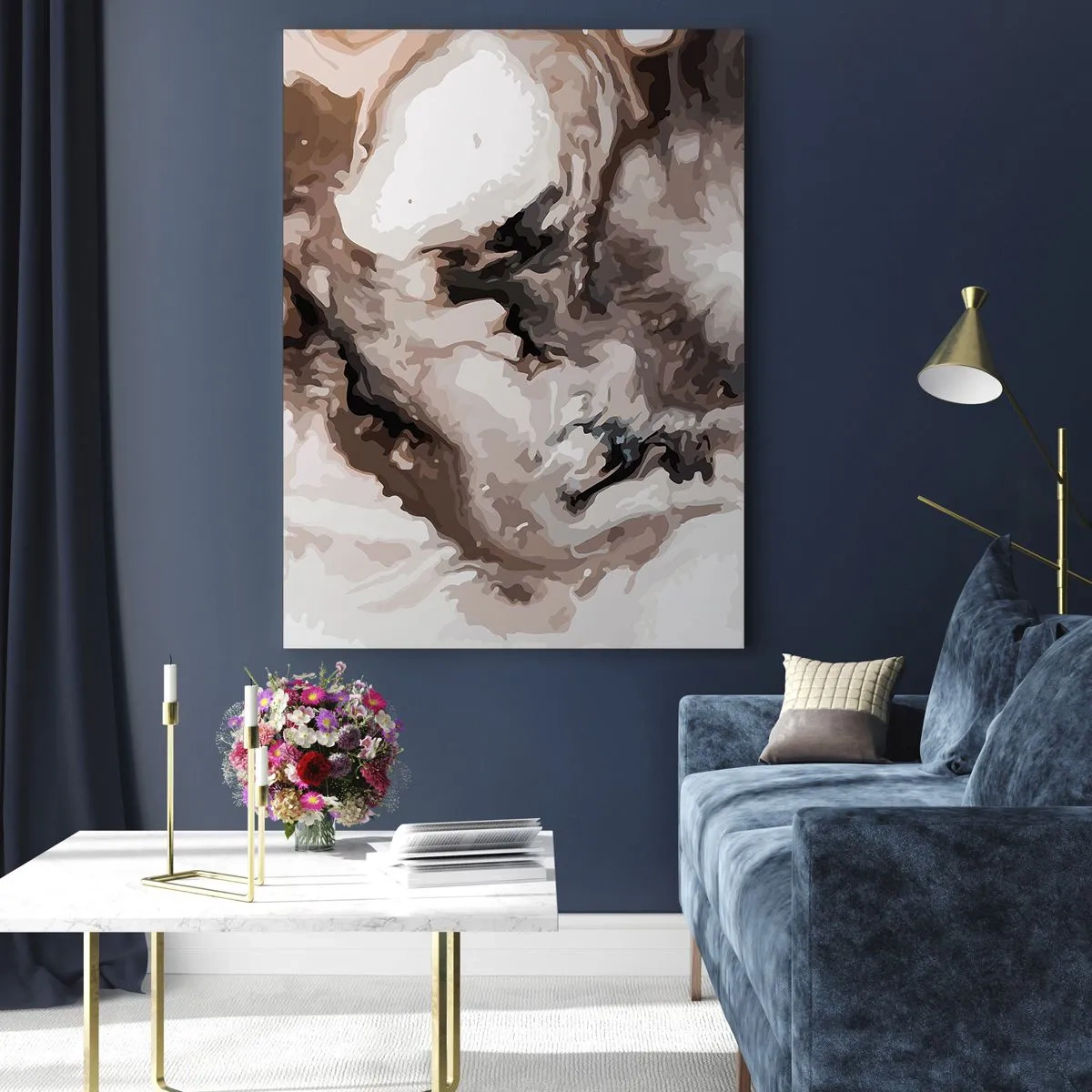 Tablou pe sticlă - Nașterea unei galaxii - 70x100 cm