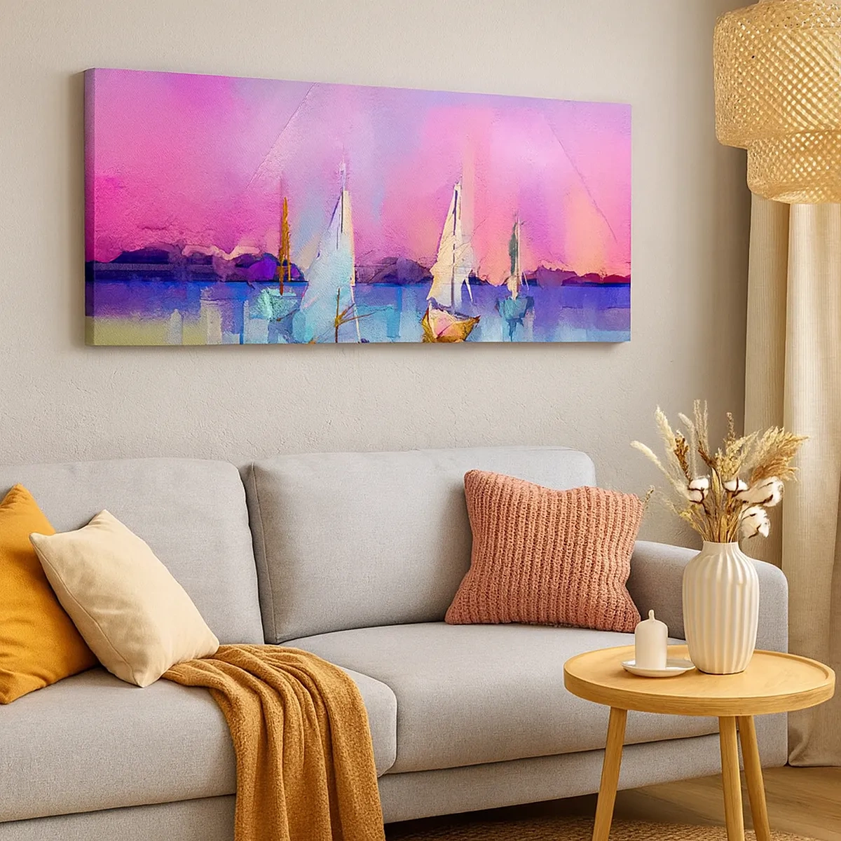 Tablou pe pânză - Direcția: ape largi - 30x30 cm