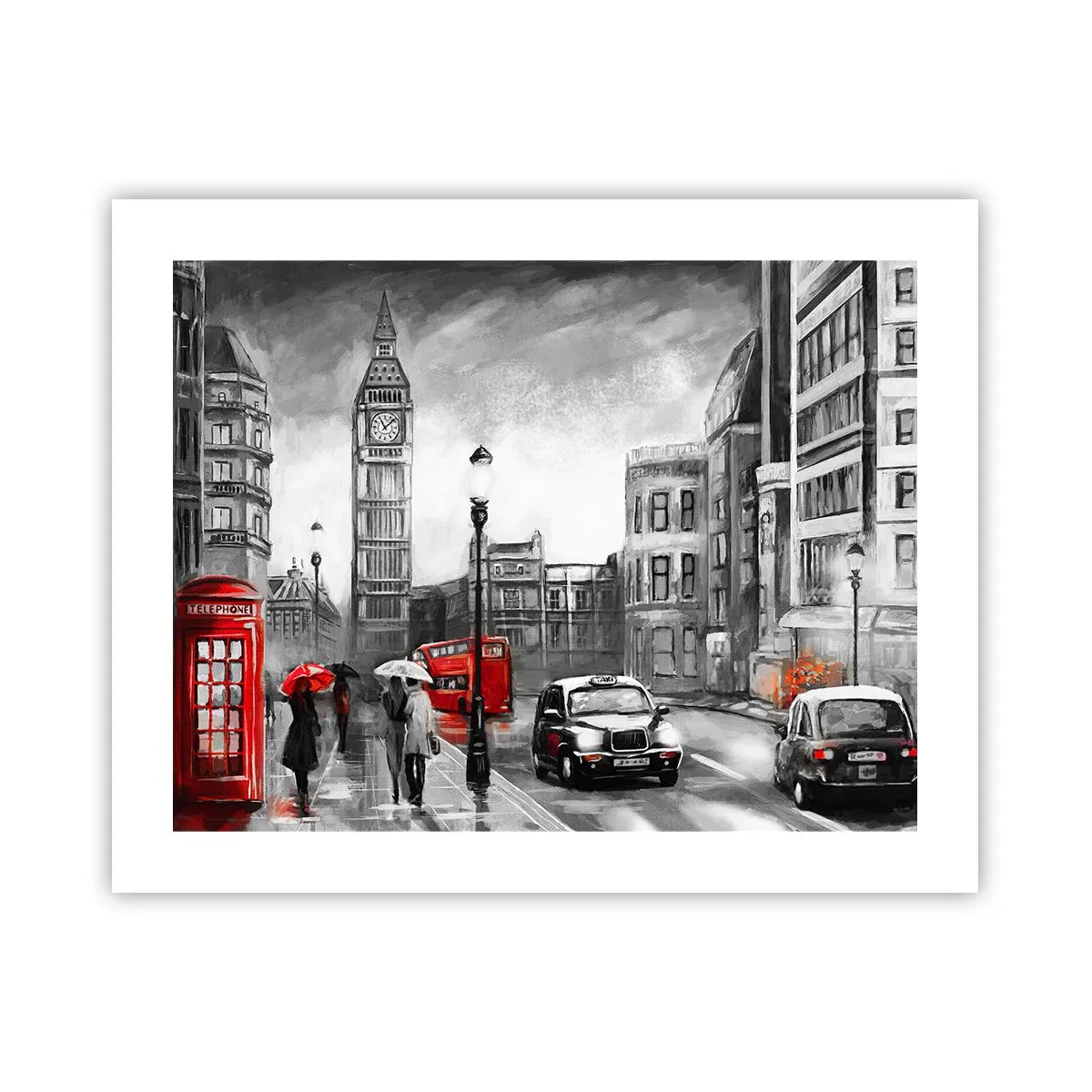 Poster - Nu este deloc un oraș gri - 50x40 cm