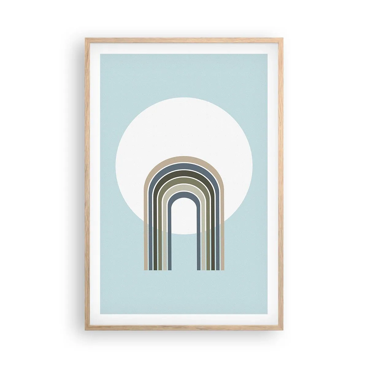 Poster în ramă de stejar deschis - Atracție irezistibilă - 61x91 cm