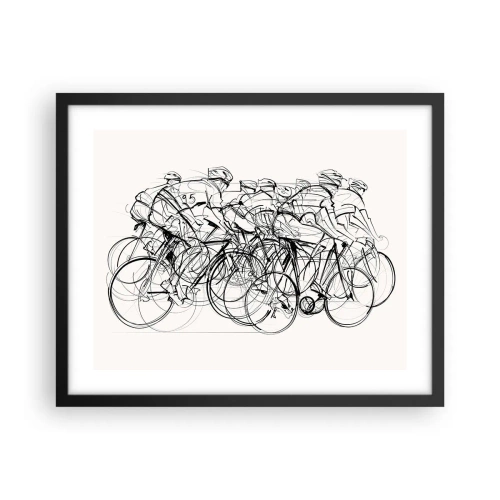 Poster în ramă neagră - Mână în mână - 50x40 cm