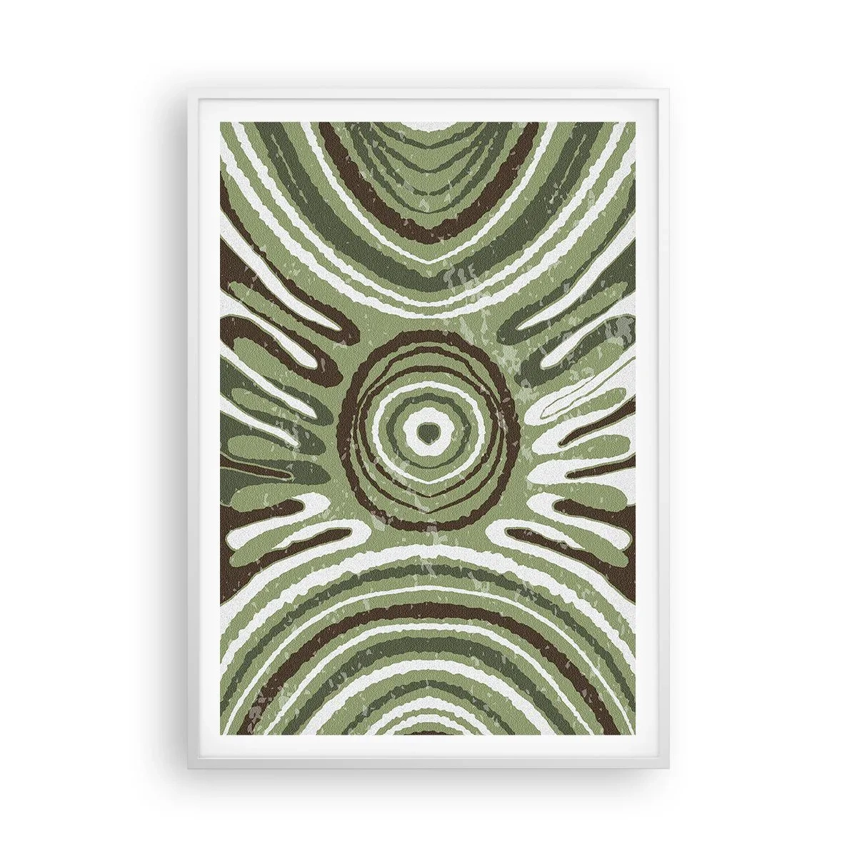 Poster în ramă albă - Explozie de emoții - 70x100 cm