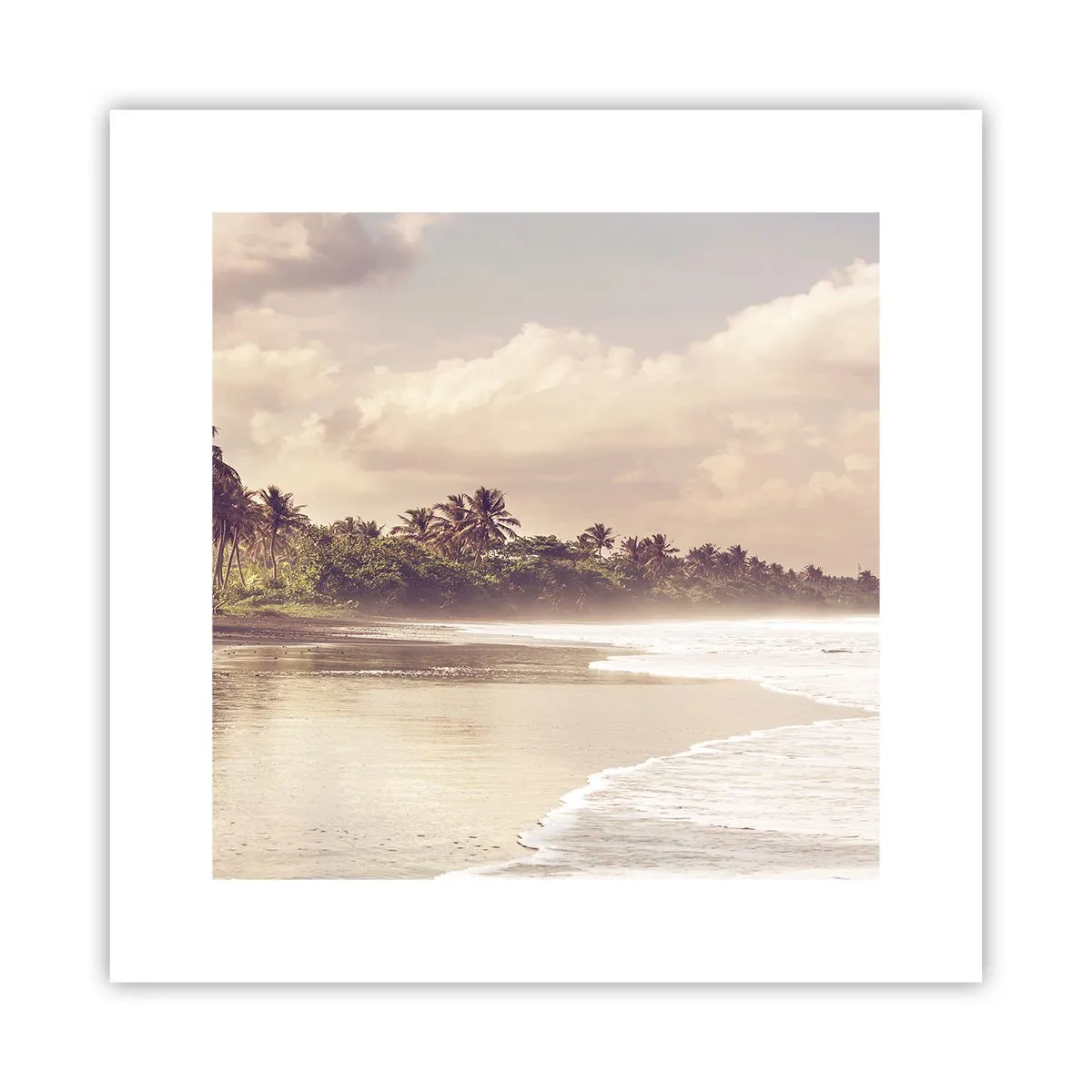 Poster - Mângâind valurile - 30x30 cm