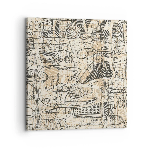 Tablou pe pânză - Așteaptă să fie descifrat - 70x70 cm