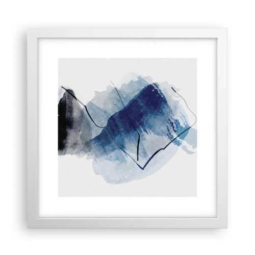 Poster în ramă albă - Iceberg - 30x30 cm