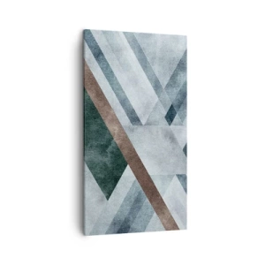 Tablou pe pânză - Eleganța sofisticată a geometriei - 45x80 cm