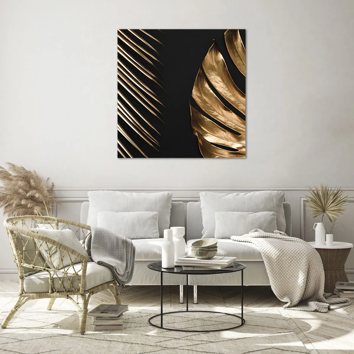 Tablou pe sticlă - Diferite și la fel de scumpe - 60x60 cm