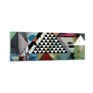 Tablou pe sticlă - Cât de simplu - 90x30 cm