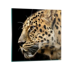 Tablou pe sticlă - Calm, concentrat, pregătit - 60x60 cm