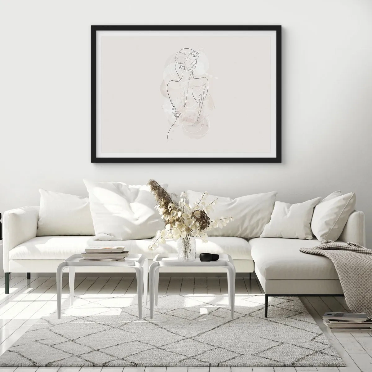 Poster în ramă neagră - Ca un instrument sensibil - 100x70 cm