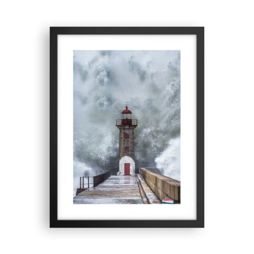 Poster în ramă neagră - Zgomotul apelor, sunetul vântului - 30x40 cm