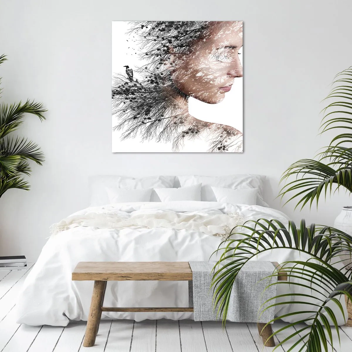 Tablou pe pânză - Spiritul pădurii - 70x70 cm
