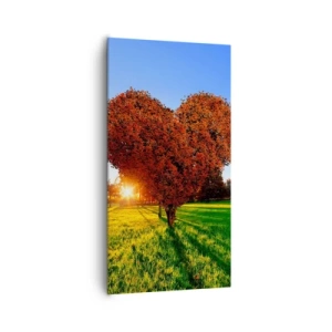 Tablou pe pânză - Și cum să nu iubești toamna? - 65x120 cm