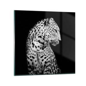 Tablou pe sticlă - Profilul drept perfect! - 30x30 cm