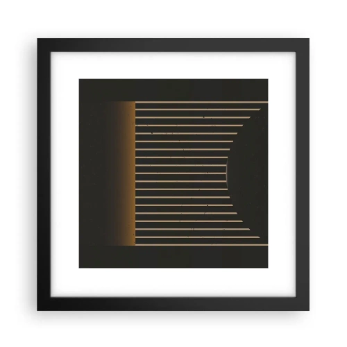 Poster în ramă neagră - Explorați întunericul - 30x30 cm