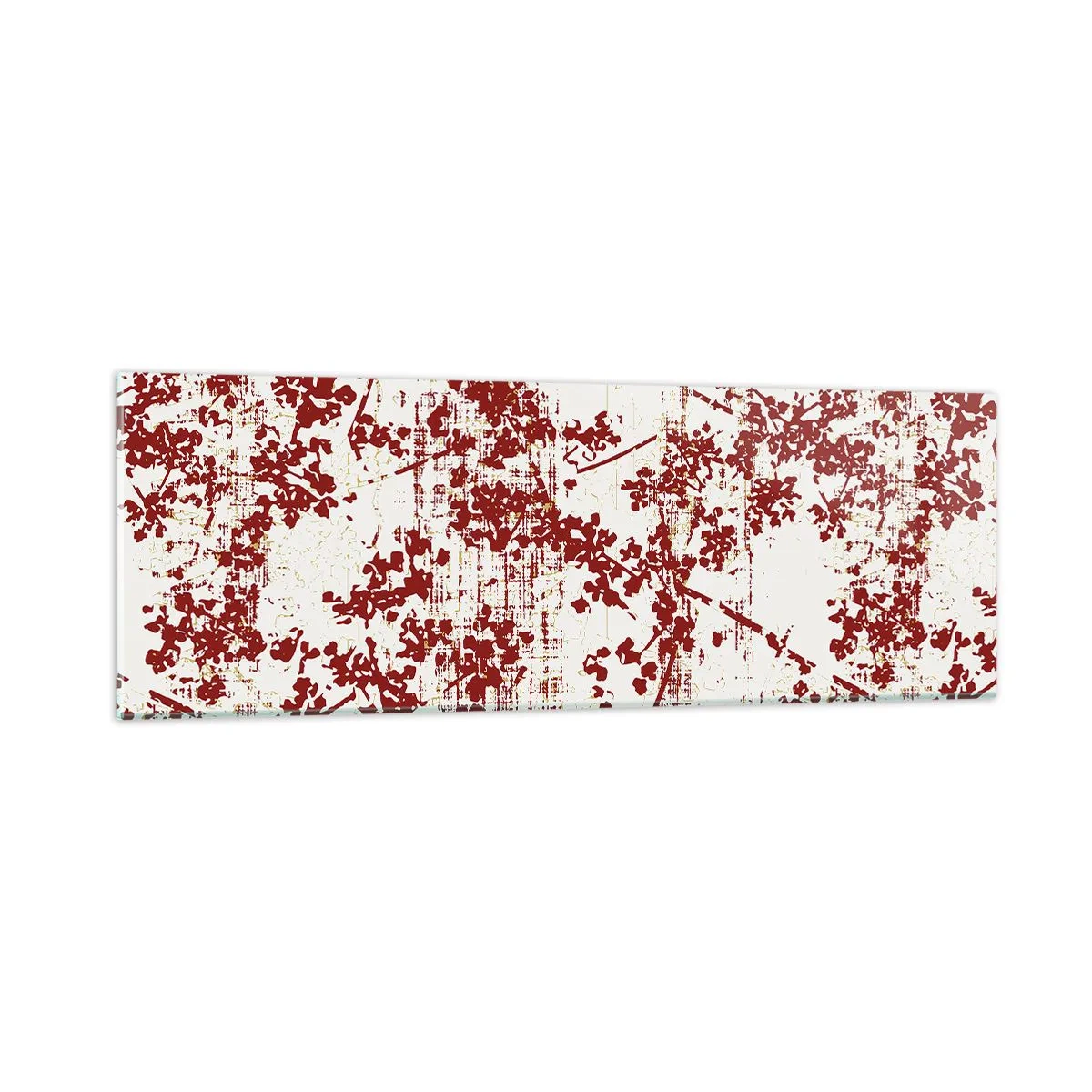 Tablou pe sticlă - Ca un percal vechi - 90x30 cm