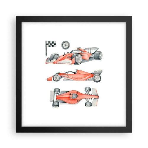 Poster în ramă neagră - Prindeți visul - 30x30 cm