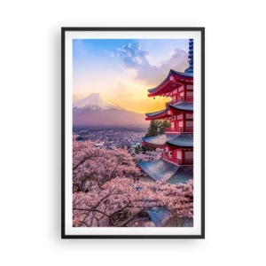 Poster în ramă neagră - Esența spiritului japonez - 61x91 cm