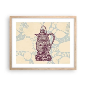 Poster în ramă de stejar deschis - Frumusețea vieții de zi cu zi - 50x40 cm