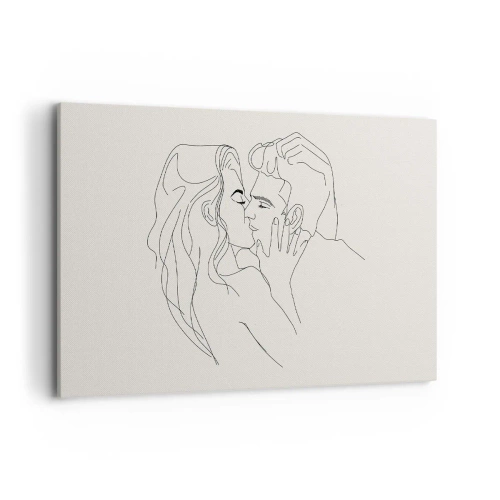 Tablou pe pânză - Încurcați în sentimente - 120x80 cm