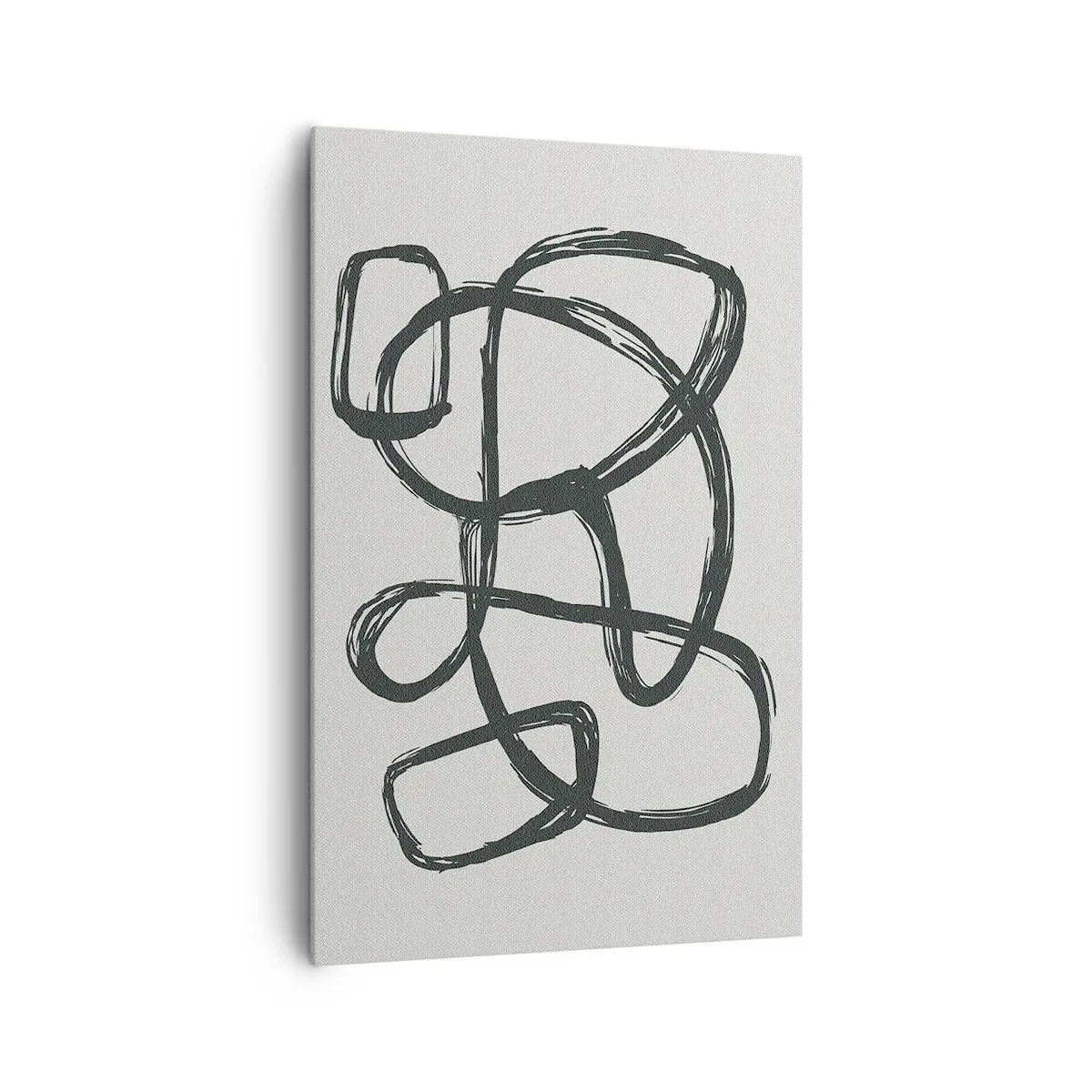 Tablou pe pânză - Abstracție în buclă - 80x120 cm