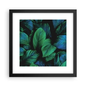 Poster în ramă neagră - Traficul verde - 30x30 cm