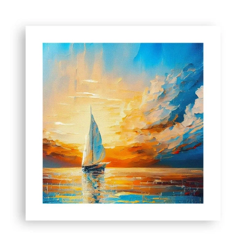 Poster - Navigare prin aur - 40x40 cm