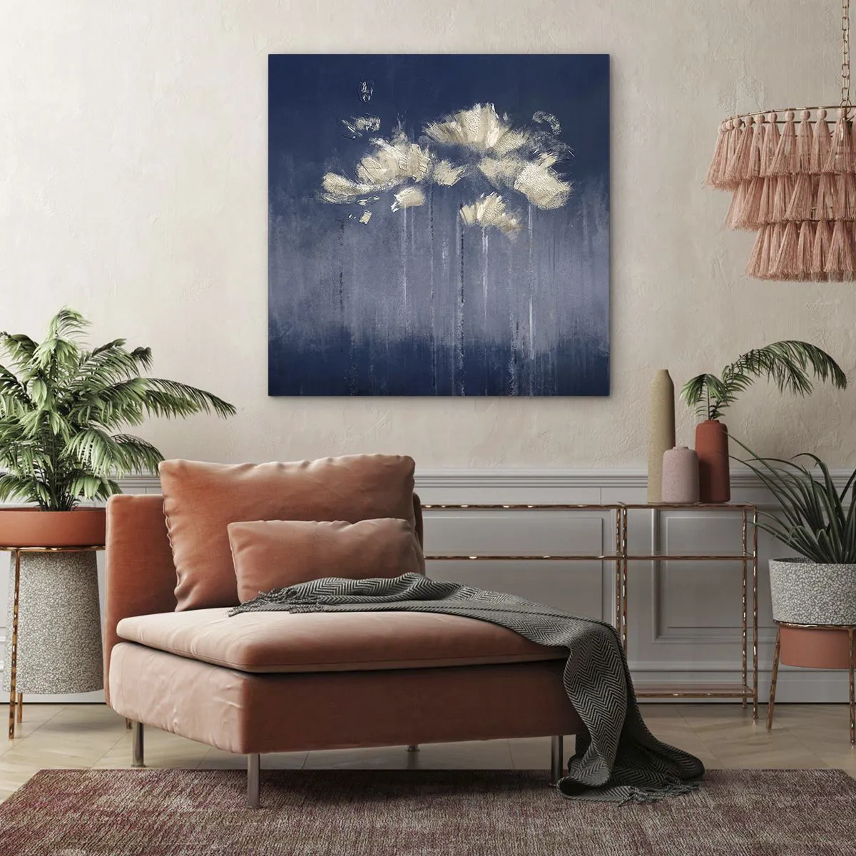 Tablou pe pânză - Ca petalele în vânt - 50x50 cm