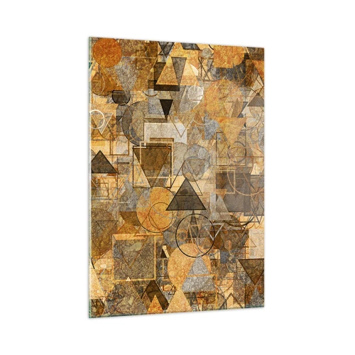 Tablou pe sticlă - Lumea băgată în formă - 50x70 cm