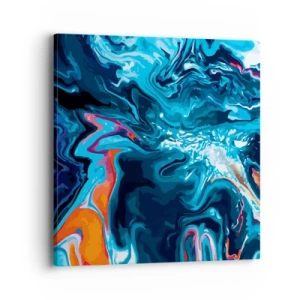 Tablou pe pânză - Călătorie spre centrul cerului - 40x40 cm