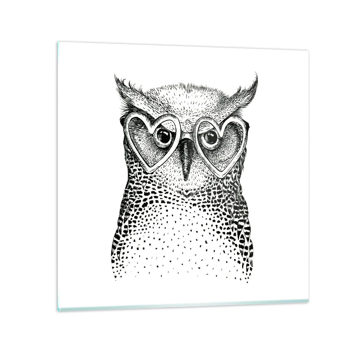 Tablou pe sticlă - Cu înțelepciune și dragoste - 60x60 cm