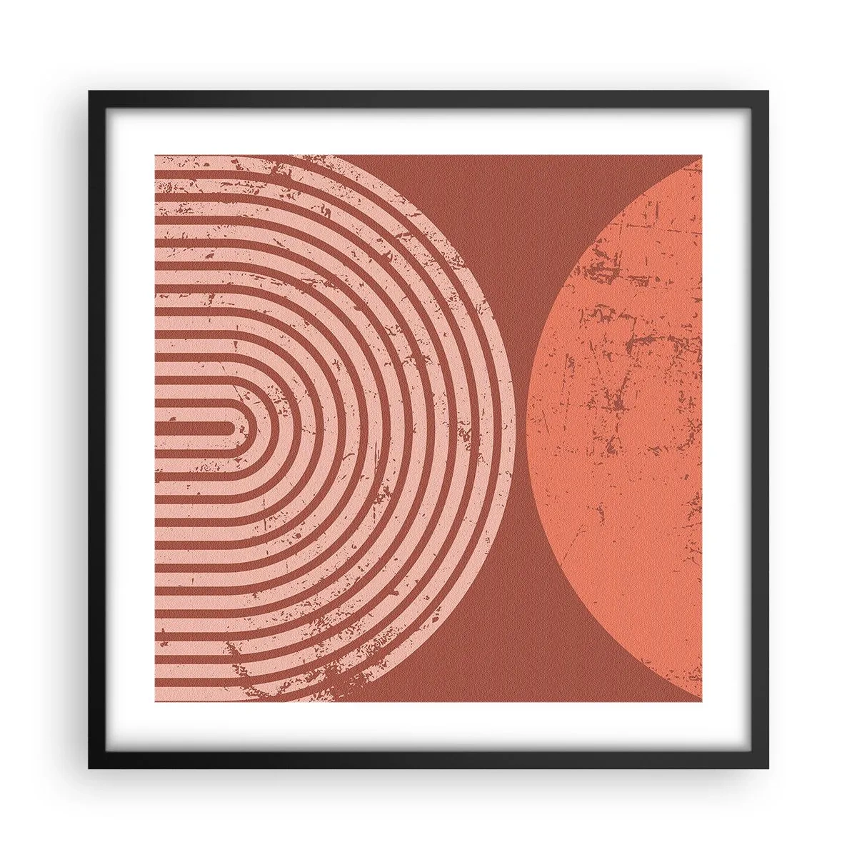 Poster în ramă neagră - Relație strânsă - 50x50 cm