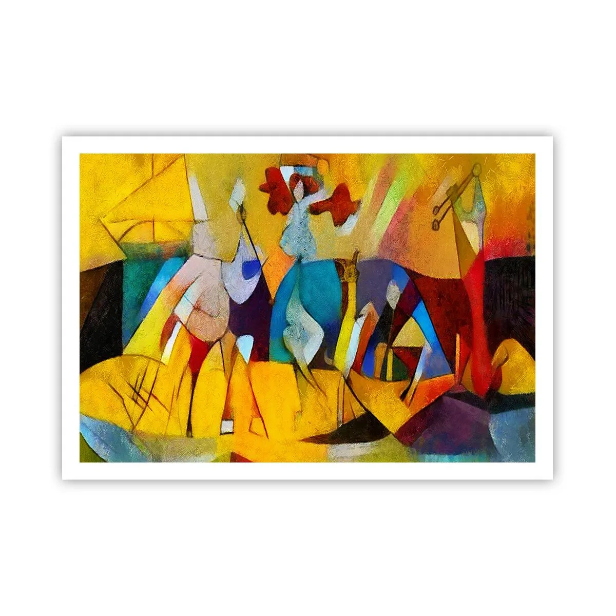Poster - Soare - viață - bucurie - 100x70 cm