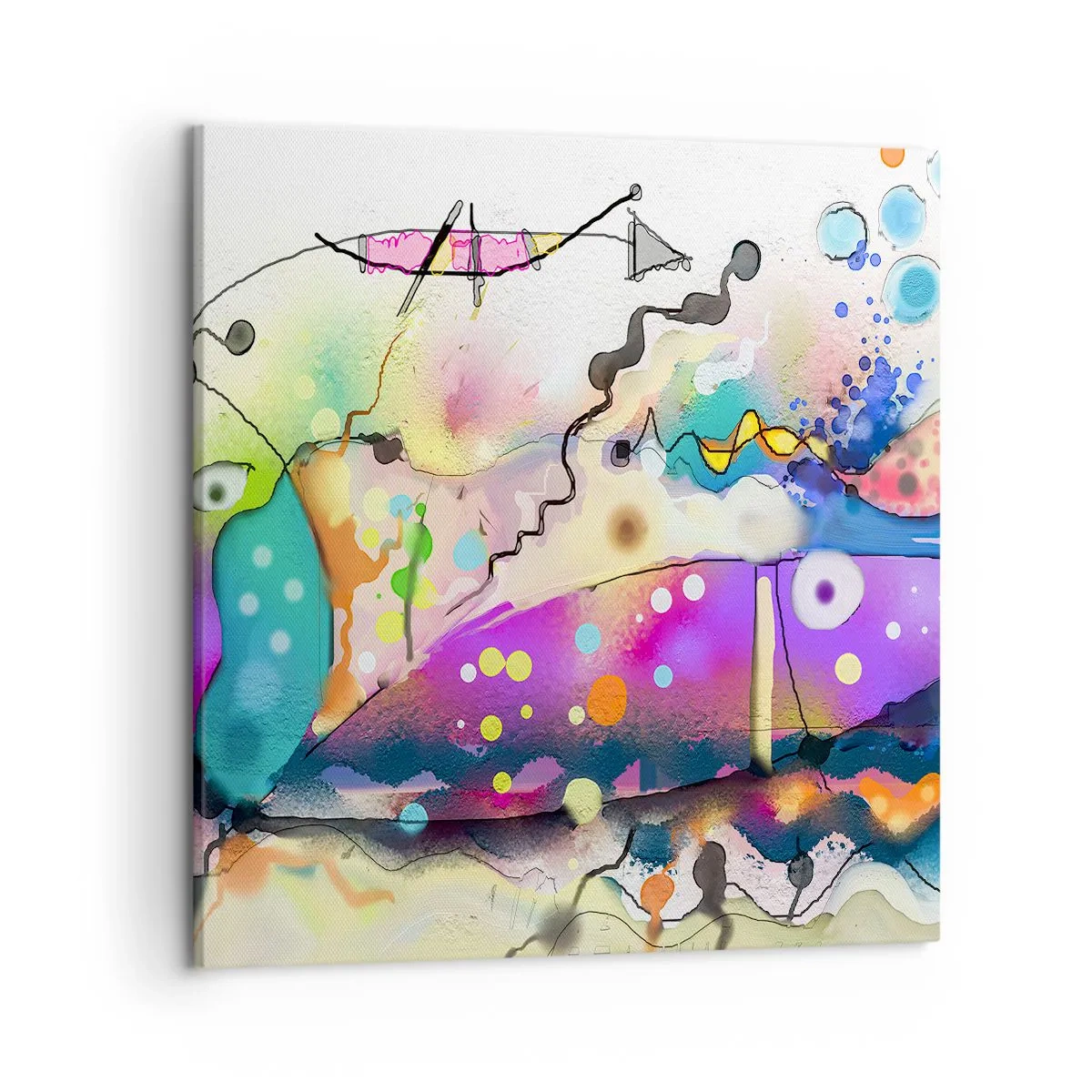 Tablou pe pânză - Fără cuvinte! - 50x50 cm