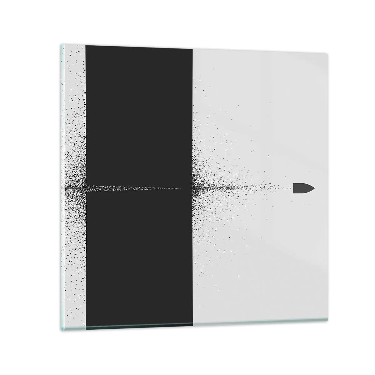 Tablou pe sticlă - Direct la țintă - 60x60 cm