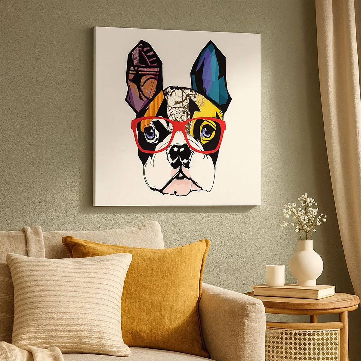 Tablou pe pânză - Intelectualist - 30x30 cm