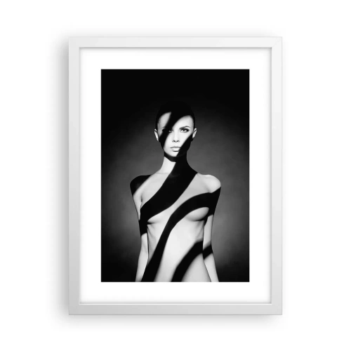 Poster în ramă albă - La strălucire și la umbră - 30x40 cm