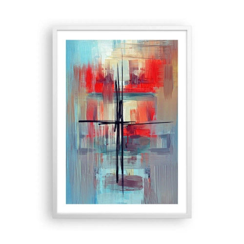 Poster în ramă albă - Peisaj dintr-o dimensiune necunoscută - 50x70 cm