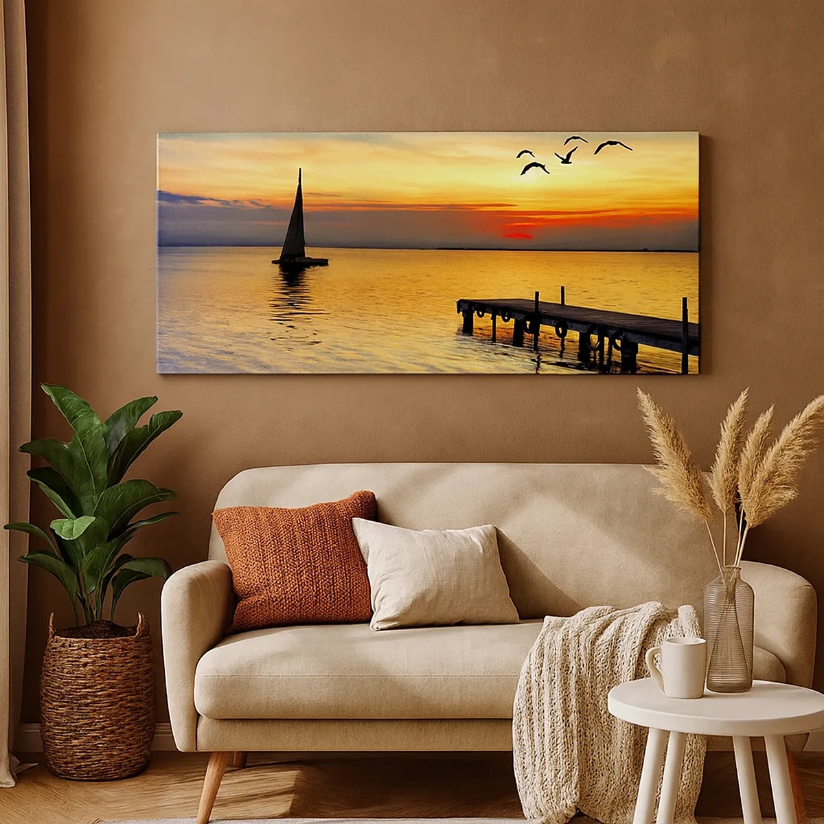 Tablou pe pânză - Retururi de seară - 30x30 cm