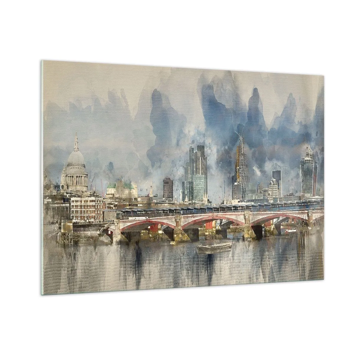 Tablou pe sticlă - Londra în toată splendoarea ei - 100x70 cm