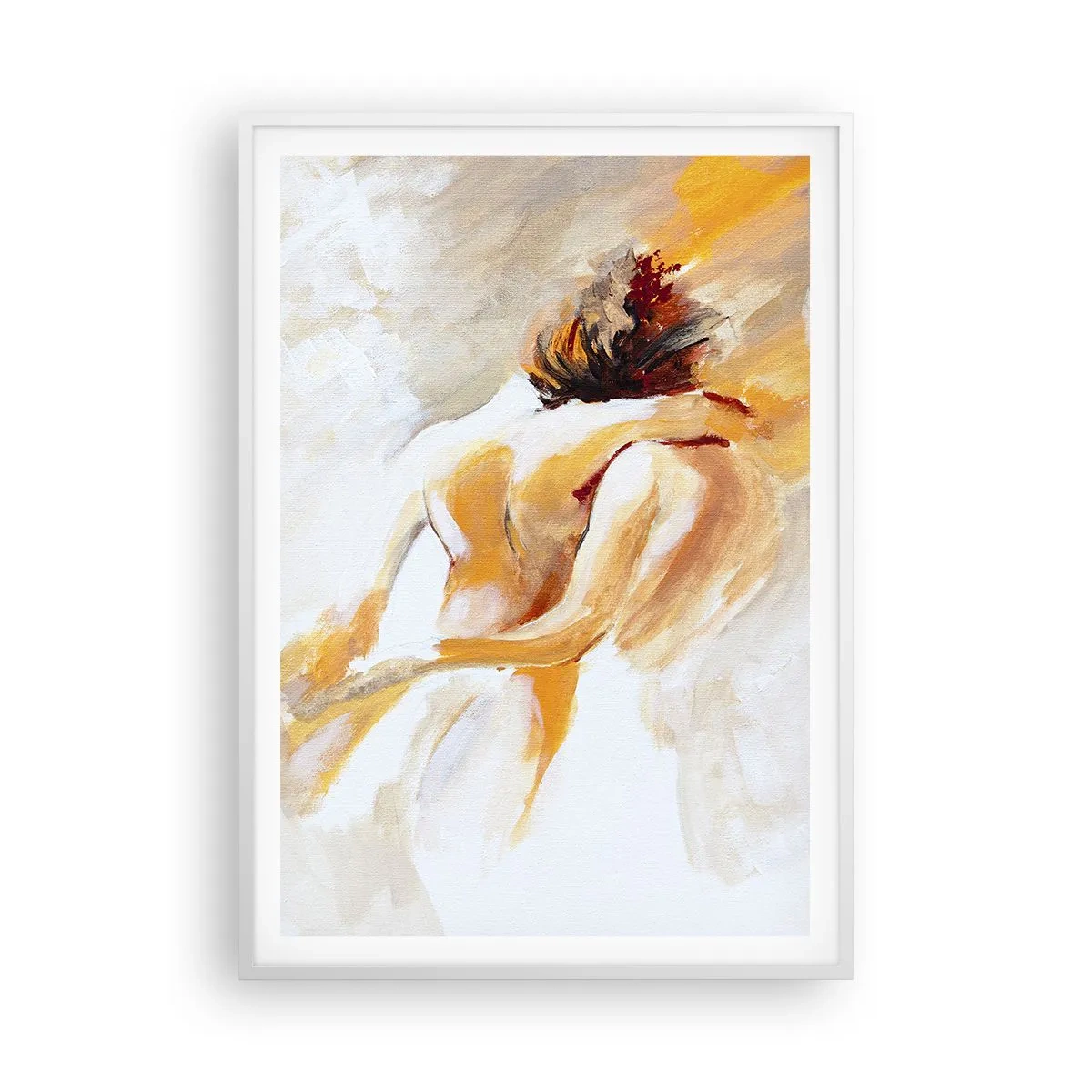 Poster în ramă albă - În cerul proximității - 70x100 cm