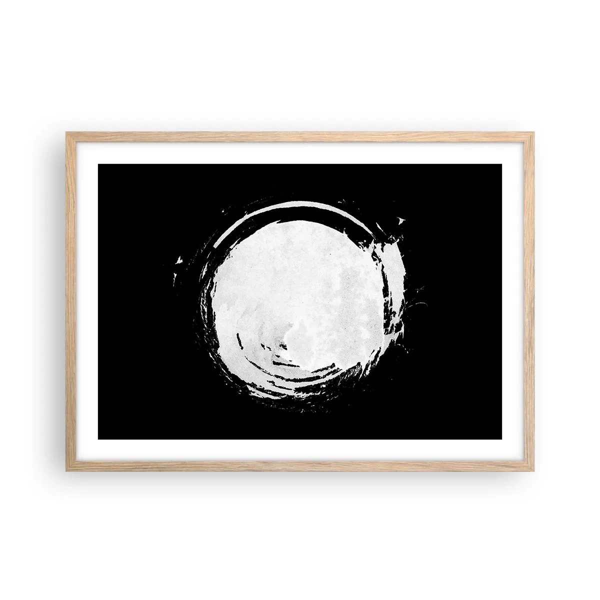 Poster în ramă de stejar deschis - O ieșire bună - 70x50 cm