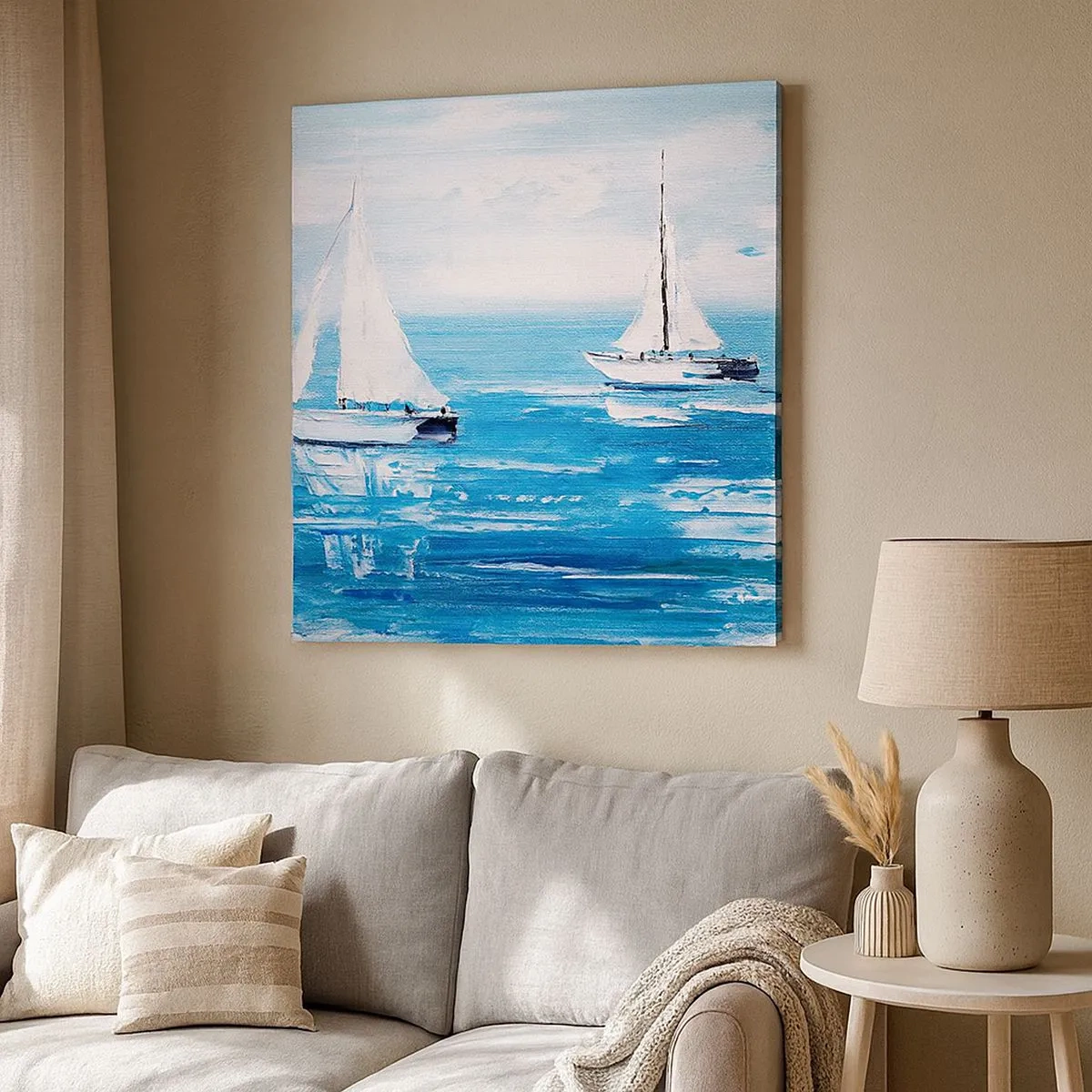 Tablou pe pânză - Cu un prieten alături de tine - 30x30 cm