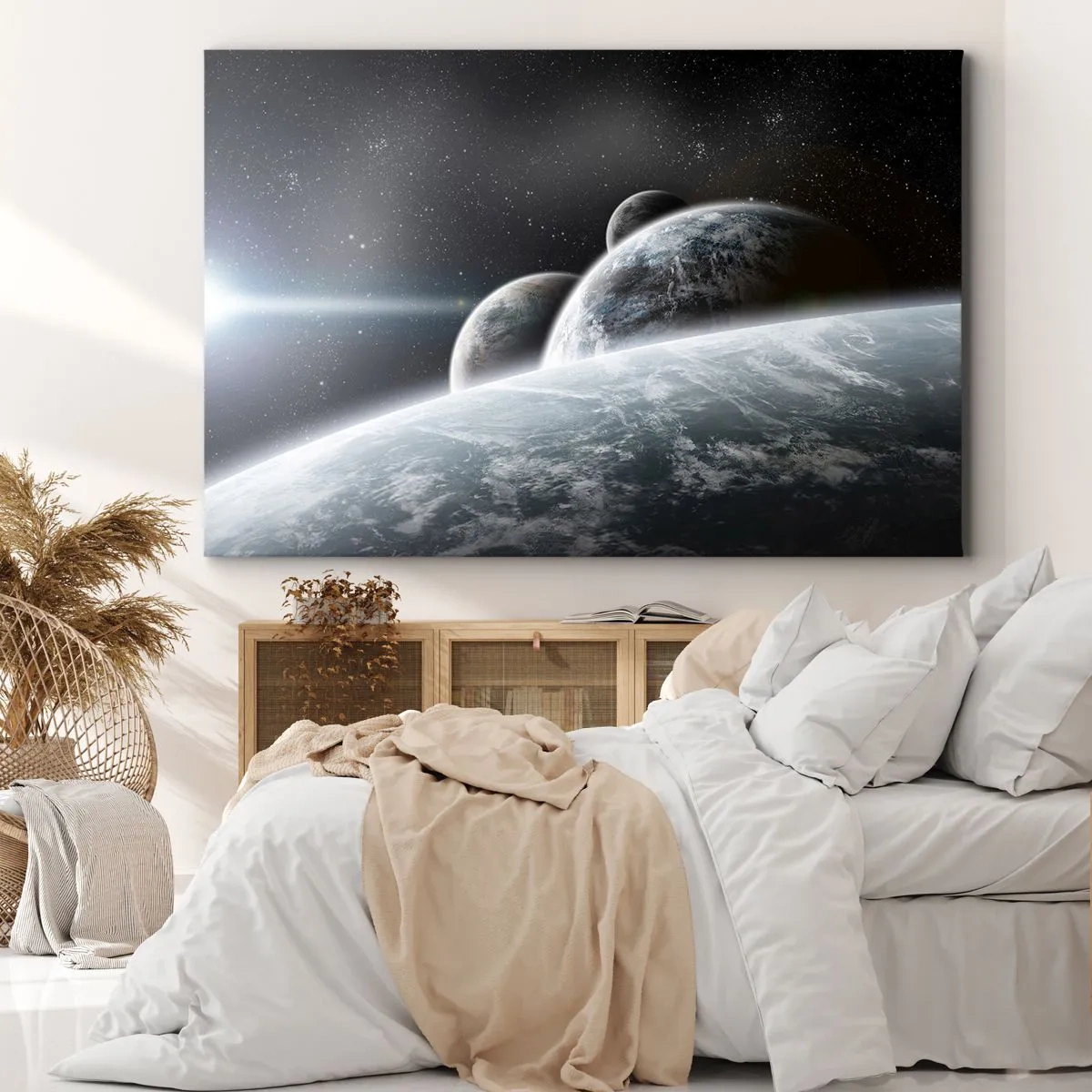 Tablou pe pânză - Muzica cosmică a sferelor - 100x70 cm