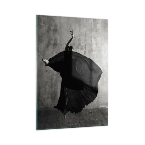 Tablou pe sticlă - Un pas pasional - 50x70 cm